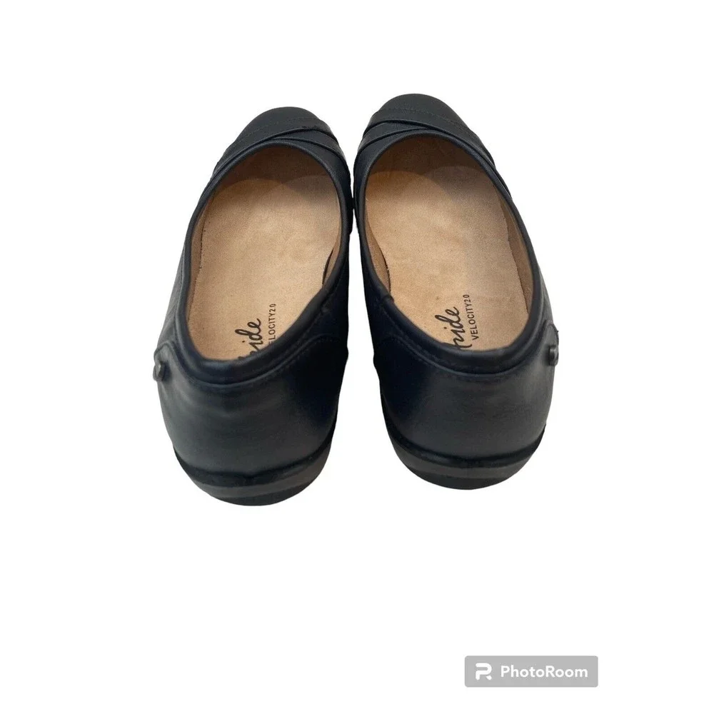 LifeStride Velocity I-Loyal Women's Navy Ballet Flats Size 9W NEW - Picture 3 of 6